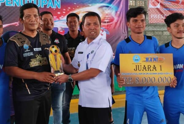 BNN Lhokseumawe Juarai Futsal War On Drugs Cup BNN Lhokseumawe Juarai Futsal War On Drugs Cup