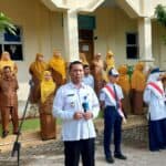 Sosialisasi Bahaya Penyalahgunaan Narkoba Pada Upacara Bendera di SMP Negeri 14 Kota Banda Aceh