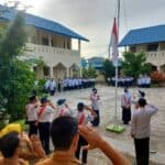 Sosialisasi Bahaya Penyalahgunaan Narkoba Pada Upacara Bendera di SMP Negeri 14 Kota Banda Aceh