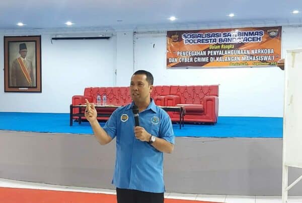 Sosialisasi Pencegahan Penyalahgunaan Narkoba dan Cyber Crime di Kalangan Mahasiswa/i Universitas Serambi Mekkah Banda Aceh