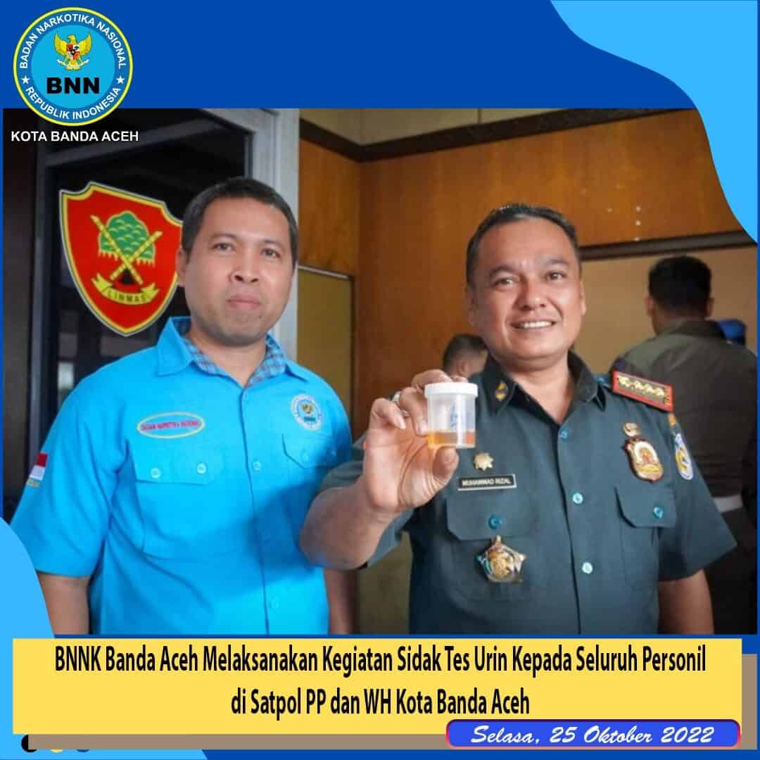Monitoring Penyalahgunaan Narkoba. BNNK Banda Aceh Lakukan Pemeriksaan ke Pegawai Pemko Monitoring Penyalahgunaan Narkoba. BNNK Banda Aceh Lakukan Pemeriksaan ke Pegawai Pemko