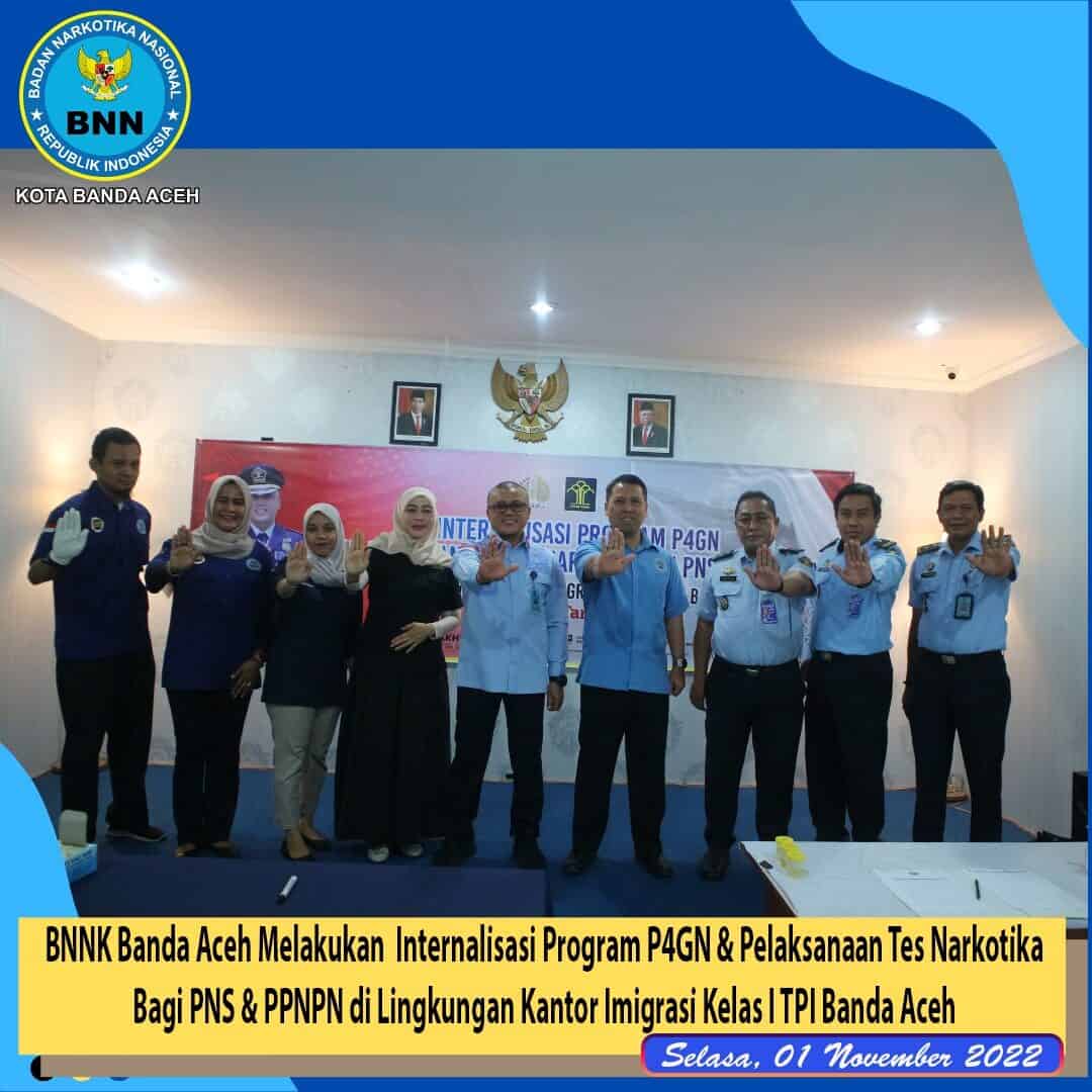 Internalisasi Program P4GN melalui Tes Urine Internalisasi Program P4GN melalui Tes Urine