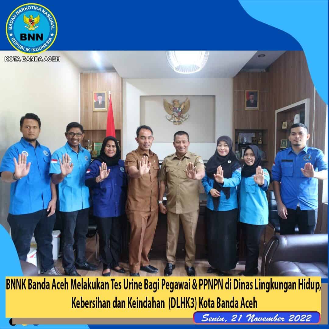 BNN Kota Banda Aceh Melakukan Tes Urine Bagi Pegawai dan PPNPN Dinas Lingkungan Hidup, Kebersihan dan Keindahan Kota Banda Aceh BNN Kota Banda Aceh Melakukan Tes Urine Bagi Pegawai dan PPNPN Dinas Lingkungan Hidup, Kebersihan dan Keindahan Kota Banda Aceh