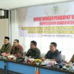 Rapat Dengar Pendapat Umum (RDPU)/Public Hearing Komisi 1 DPRK Kota Banda Aceh