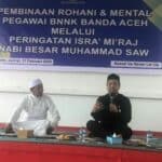 BNN Kota Banda Aceh Gelar Pembinaan Rohani melalui Peringatan Isra’ Mi’raj