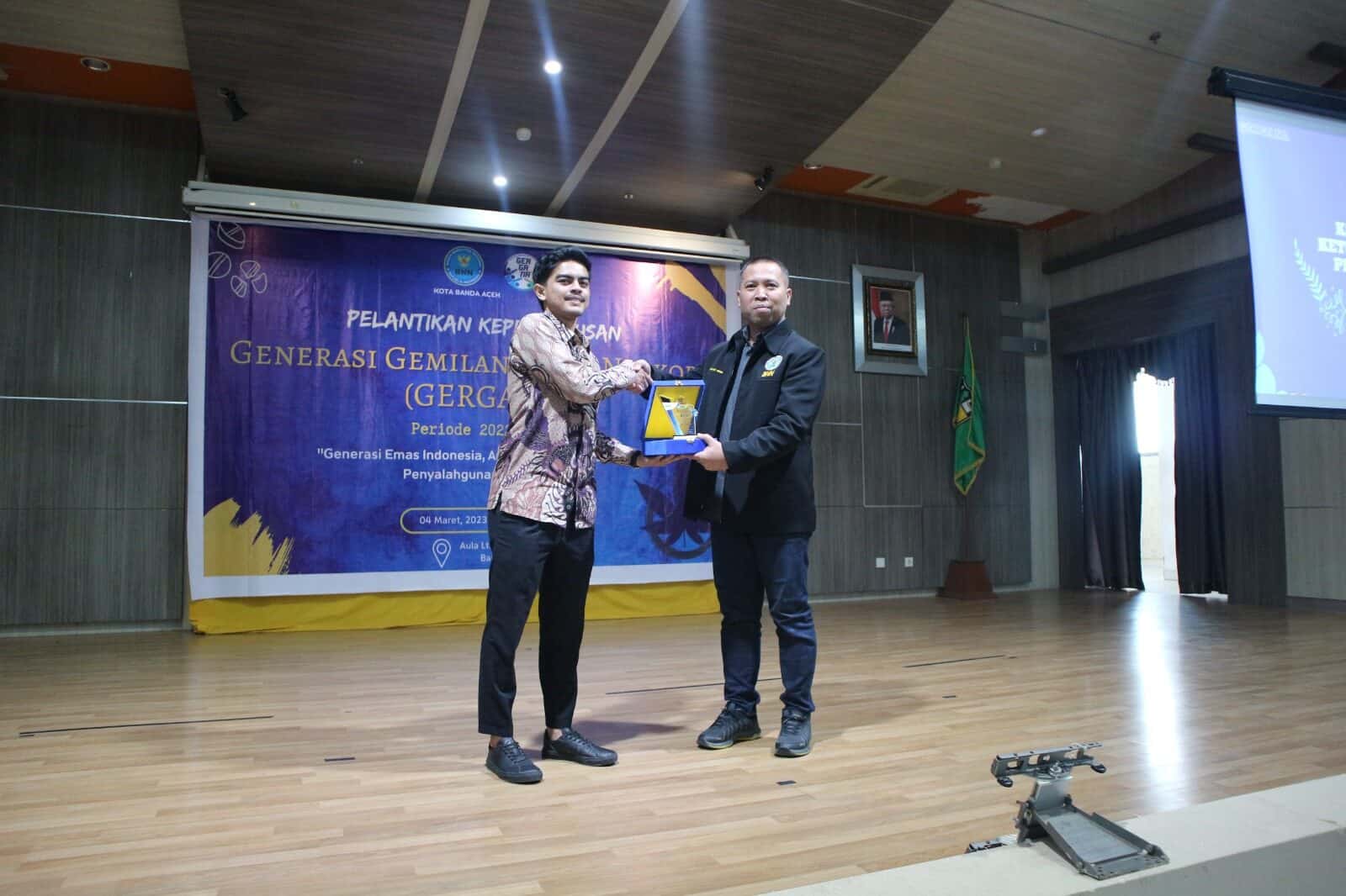 Kepala BNN Kota Banda Aceh Lantik Pengururs Generasi Gemilang Anti Narkoba (GERGANA) Kota Banda Aceh periode 2022-2024 Kepala BNN Kota Banda Aceh Lantik Pengururs Generasi Gemilang Anti Narkoba (GERGANA) Kota Banda Aceh periode 2022-2024