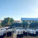 Kepala BNN Kota Banda Aceh menjadi pembina upacara di SMP Negeri 2 Kota Banda Aceh