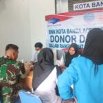Dalam Rangka Menyambut HUT Ke 21 BNN RI, BNN Kota Banda Aceh Gelar Donor Darah Bersama PMI Kota Banda Aceh