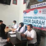 Dalam Rangka Menyambut HUT Ke 21 BNN RI, BNN Kota Banda Aceh Gelar Donor Darah Bersama PMI Kota Banda Aceh