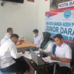 Dalam Rangka Menyambut HUT Ke 21 BNN RI, BNN Kota Banda Aceh Gelar Donor Darah Bersama PMI Kota Banda Aceh