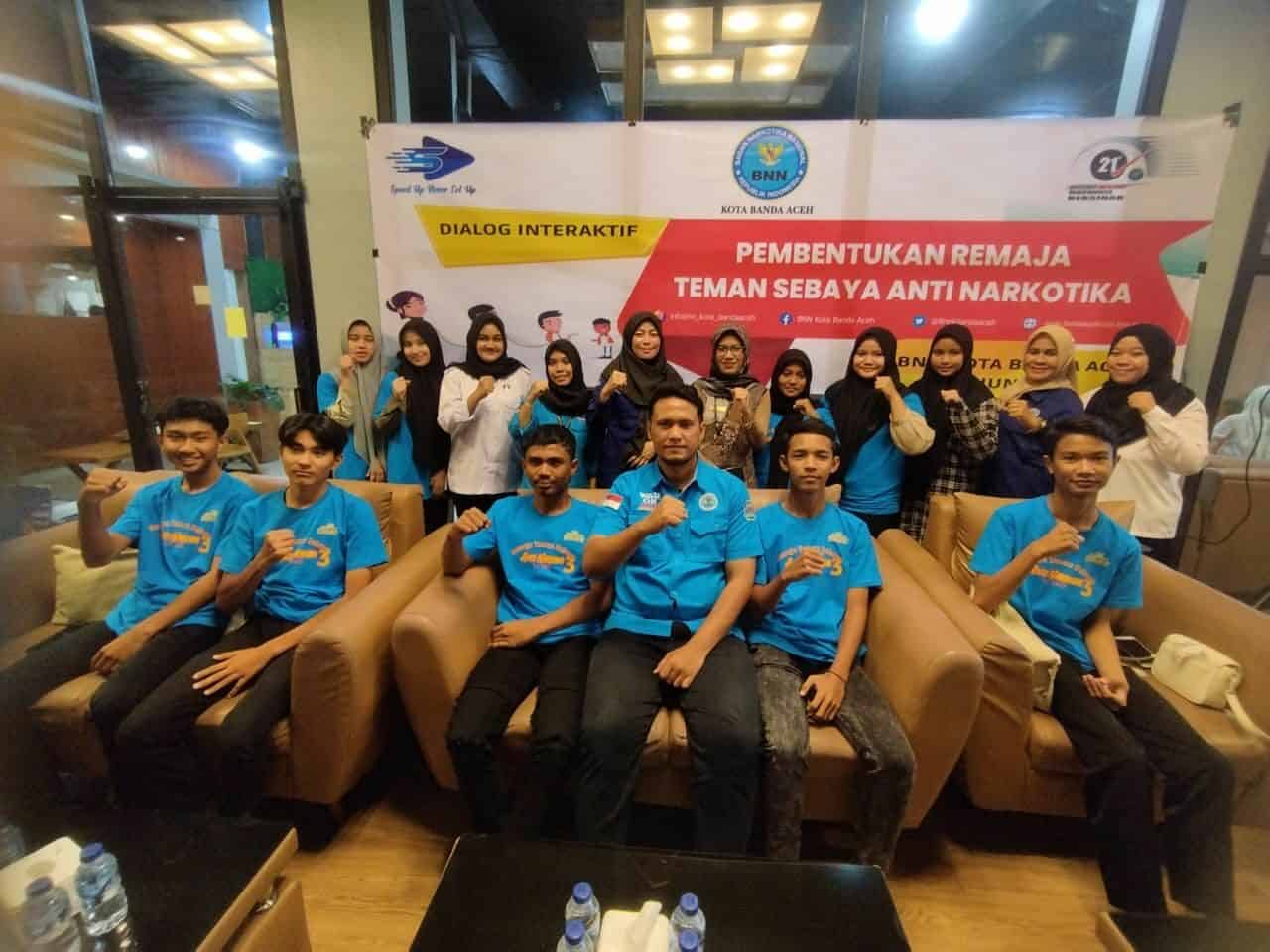 Bekali Remaja, BNN Kota Banda Aceh Gelar Pertemuan Pertama Teman Sebaya Anti Narkotika Bekali Remaja, BNN Kota Banda Aceh Gelar Pertemuan Pertama Teman Sebaya Anti Narkotika