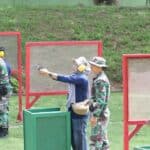 Latihan Menembak di Lapangan Tembak Rindam Iskandar Muda Mata Ie