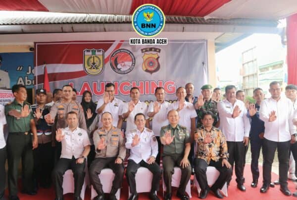 Launching Kampung Bebas Narkoba Gampong Lampulo Diselenggarakan oleh Satuan Reserse Narkoba Polresta Banda Aceh