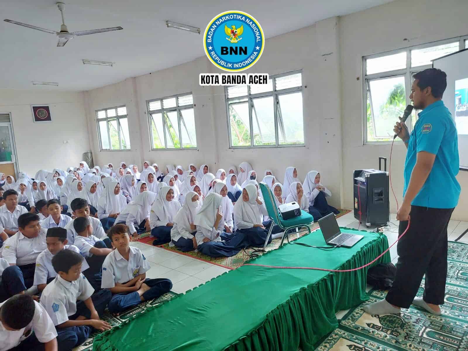 Sosialisasi Bahaya Narkoba di SMP Negeri 5 Kota Banda Aceh