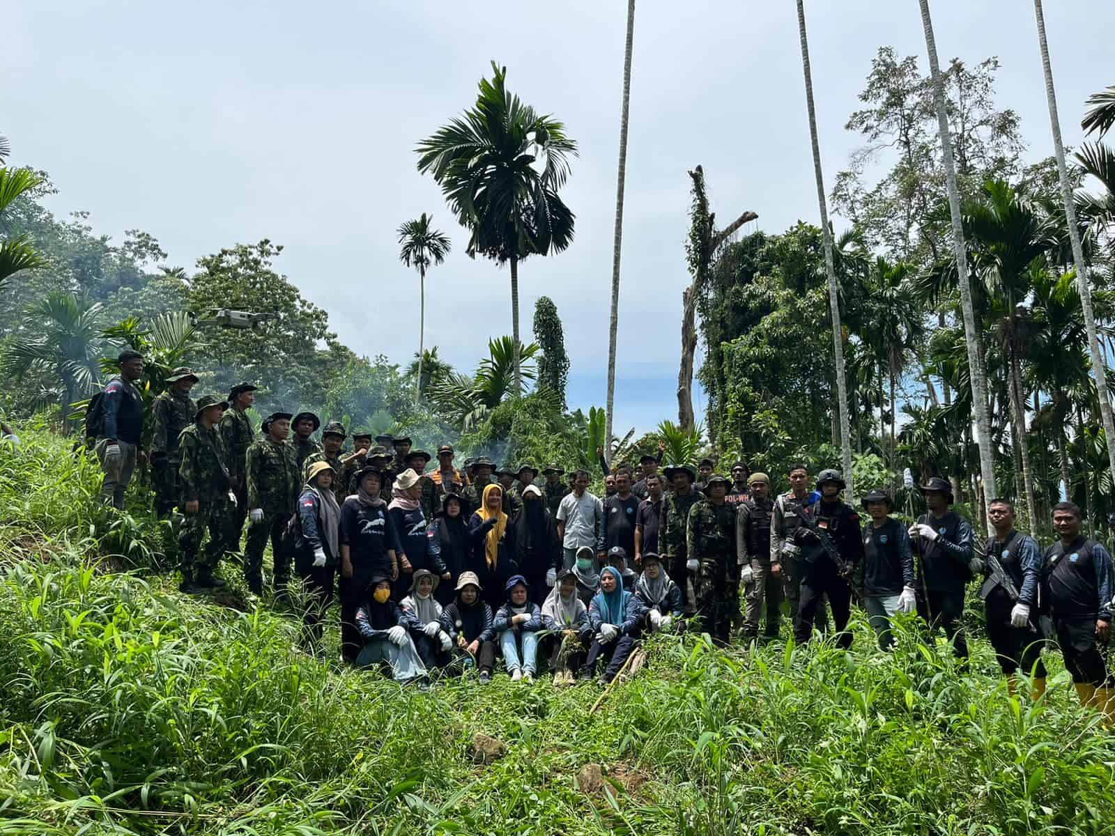 Operasi Pemusnahan Ladang Ganja di Wilayah Hukum Kabupaten Aceh Utara Provinsi Aceh