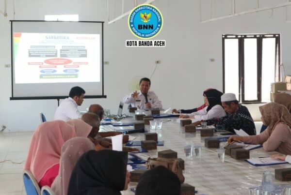 BNN Kota Banda Aceh Bersinergi dengan Pemerintah Gampong Lamdingin Menggelar Kegiatan Sosialisasi Gerakan Gampong Anti Narkoba Tahun 2023