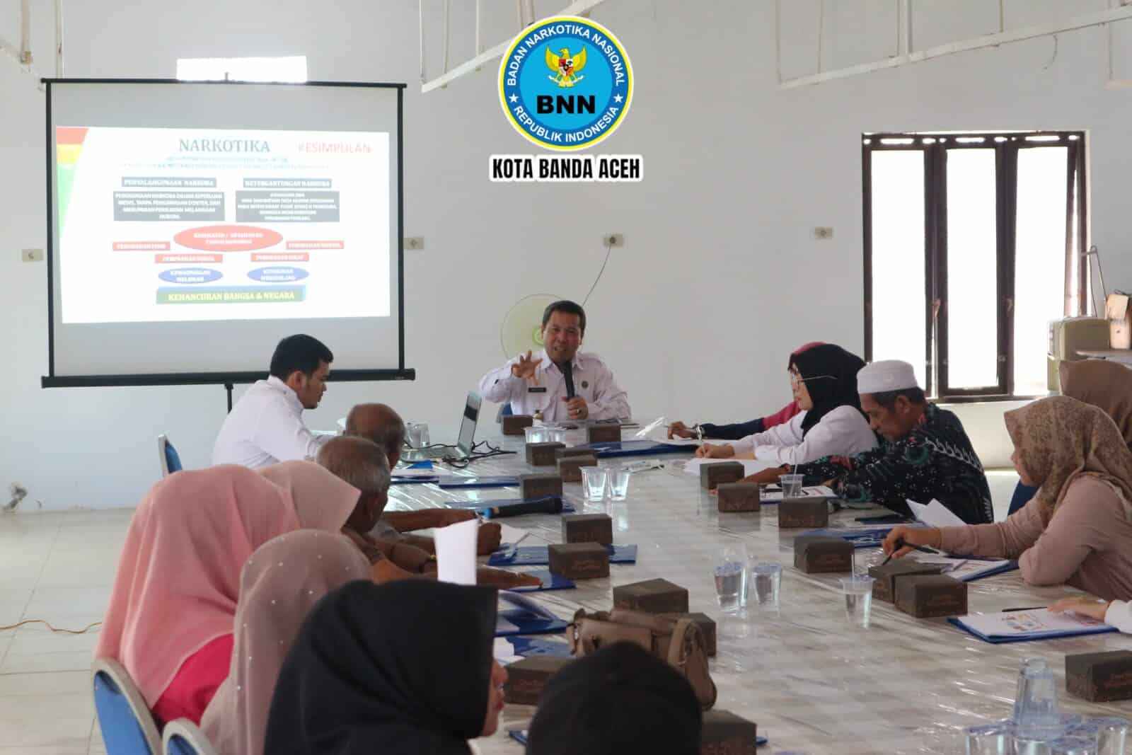 BNN Kota Banda Aceh Bersinergi dengan Pemerintah Gampong Lamdingin Menggelar Kegiatan Sosialisasi Gerakan Gampong Anti Narkoba Tahun 2023 BNN Kota Banda Aceh Bersinergi dengan Pemerintah Gampong Lamdingin Menggelar Kegiatan Sosialisasi Gerakan Gampong Anti Narkoba Tahun 2023