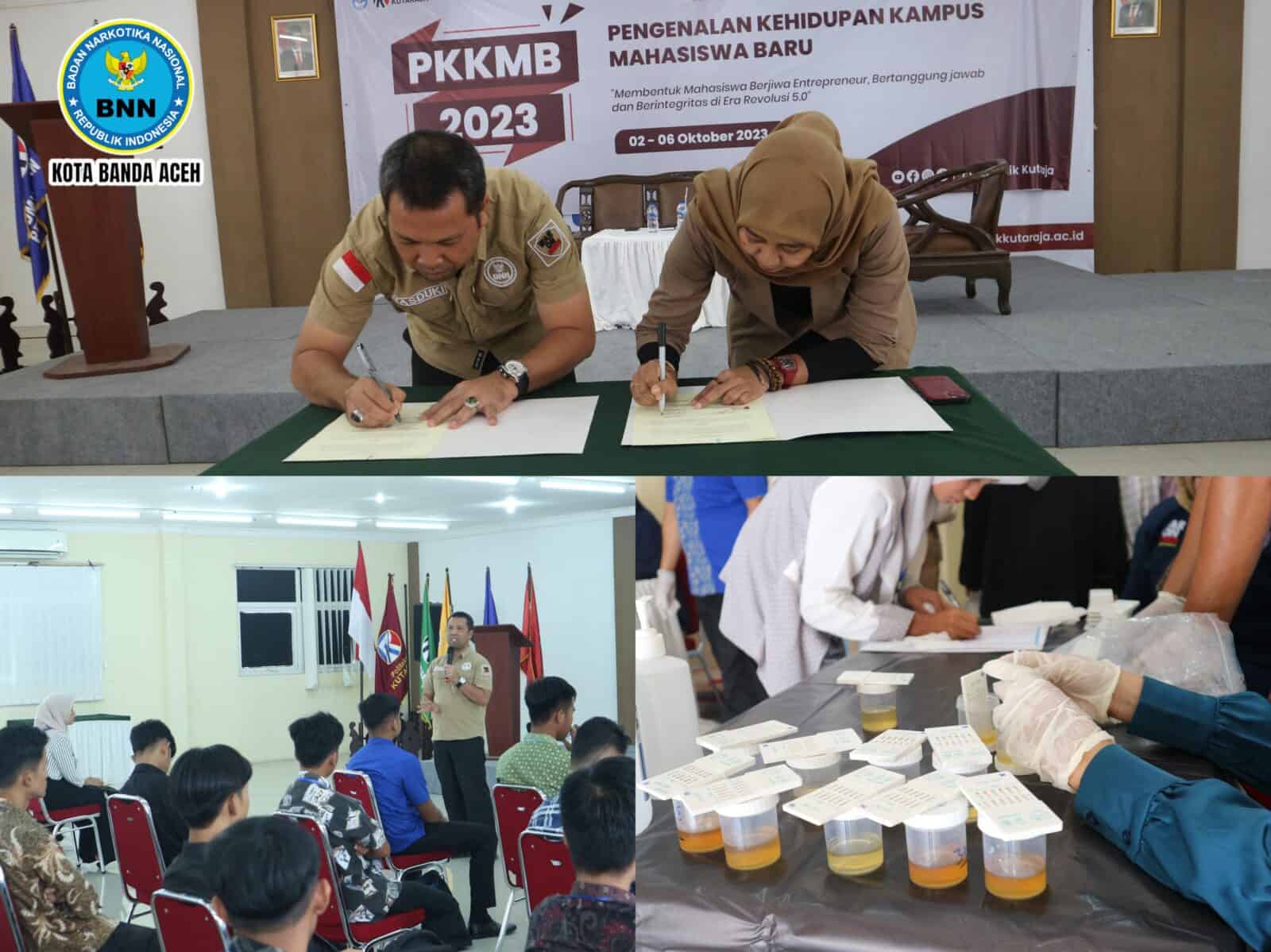 Politeknik Kutaraja Tandatangani MoU P4GN dengan BNN Kota Banda Aceh