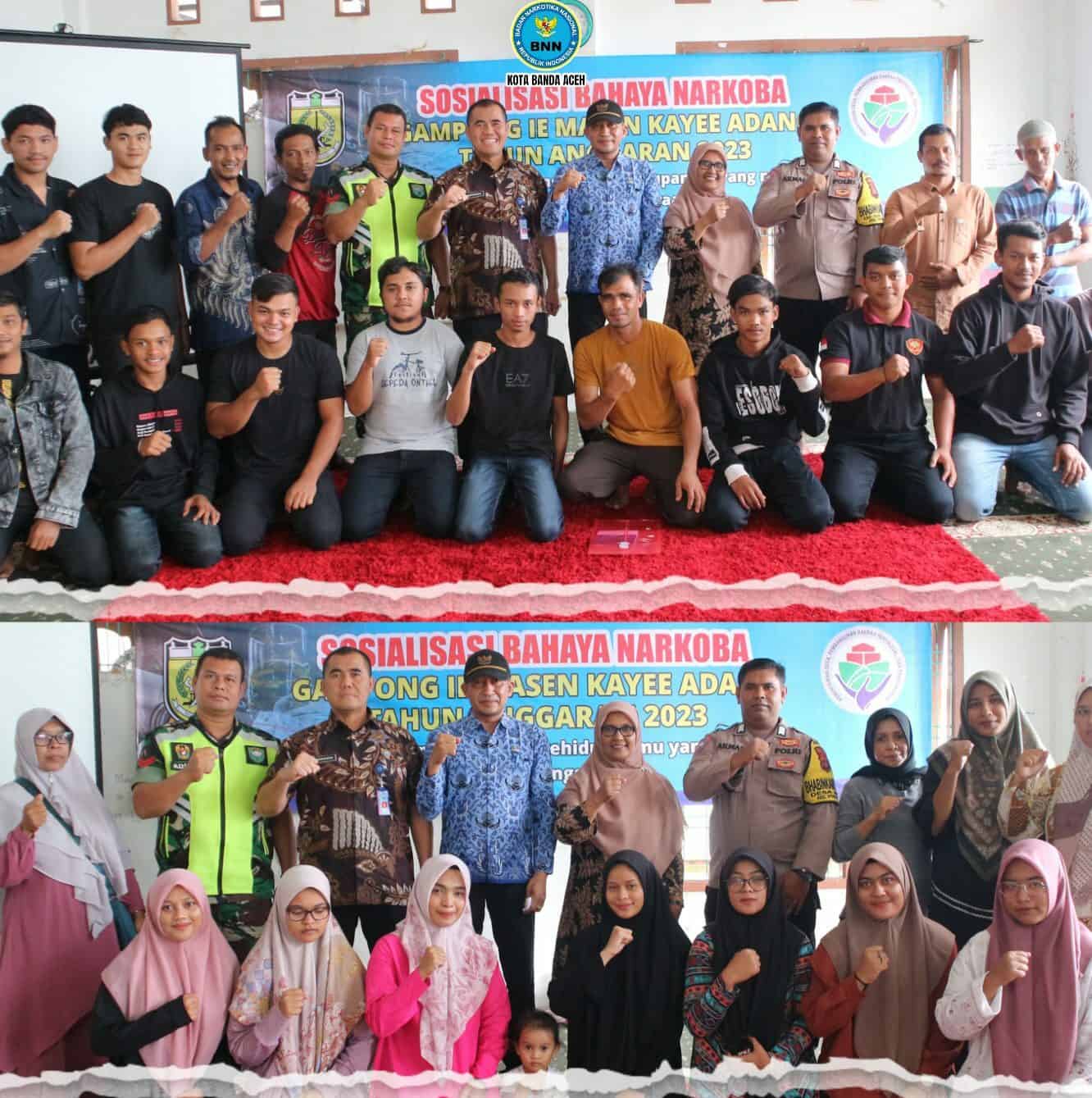 Sosialisasi Bahaya Narkoba bagi Masyarakat Gampong Ie Masen Kayee Adang Sosialisasi Bahaya Narkoba bagi Masyarakat Gampong Ie Masen Kayee Adang