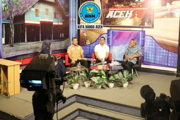BNN Kota Banda Aceh Menggelar Talkshow P4GN Di Stasiun Televisi ACEH TV