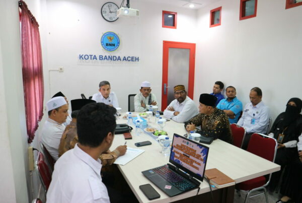 Rapat Koordinasi dengan Majelis Permusyawaratan Ulama (MPU) Kota Banda Aceh Sebagai Bagian Strategi BNN Dalam Implementasi Astacita